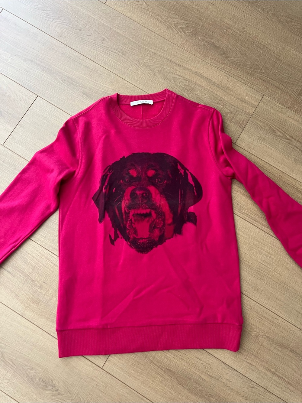 Magenta Dog Graphic Sweatshirt - givenchy